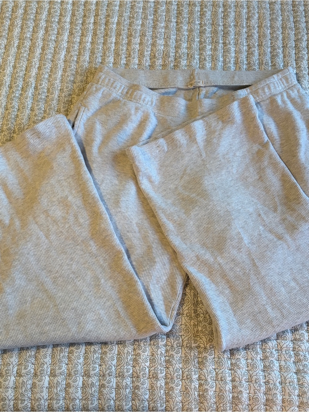 Brandy Melville Light Gray Kids Thermal Joggers